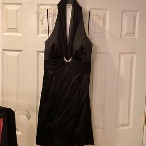 Black cocktail dress